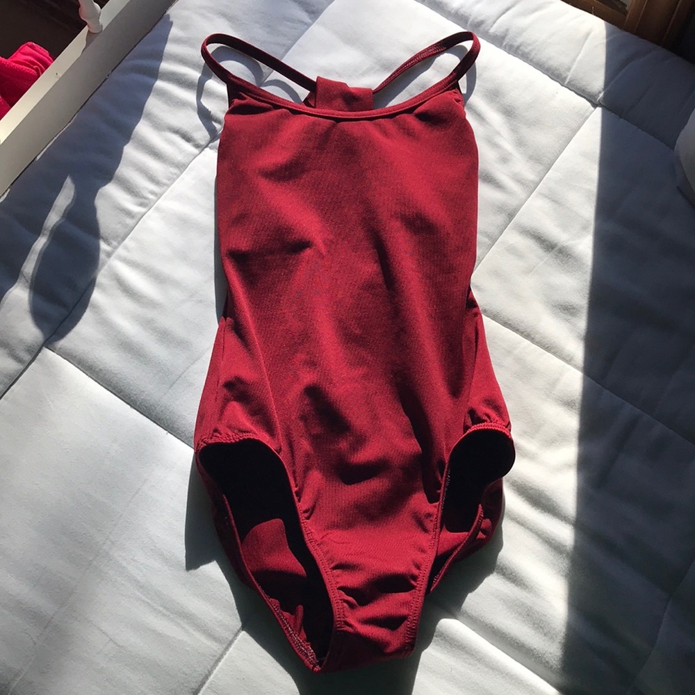 Maroon MotionWear Leotard